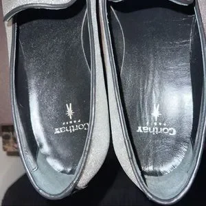 Corthay
Oscar Glitter Leather Slip-On Shoes Corthay Oscar Glitter Leather Slip-on Shoes In Silver  main image 4